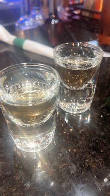 Tequila shots for a special night