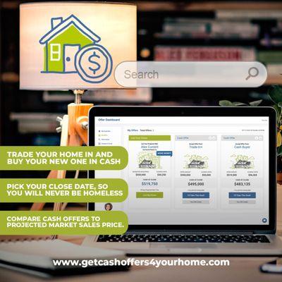 See if your home is eligible for a cash offer in minutes. visit www.GetCashOffers4­YourHome.com