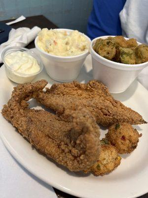 Small catfish platter