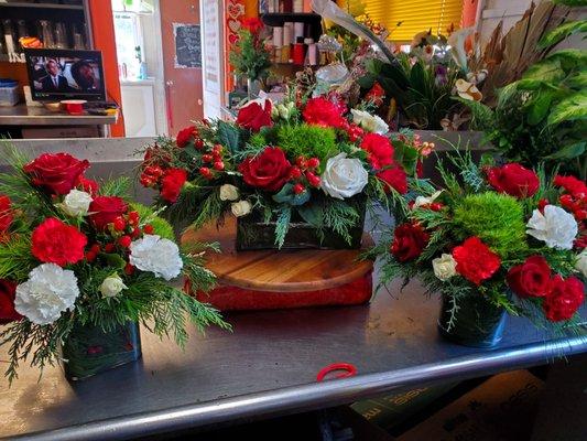 Christmas arrangements