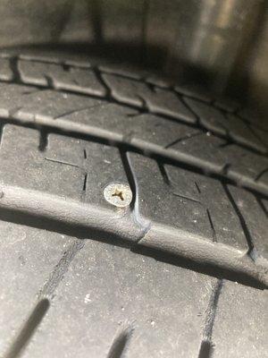 Screw in my tire !