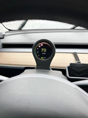 Hud display for my Tesla Model 3