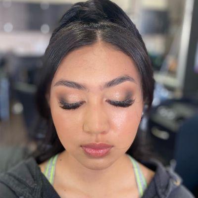 Prom makeup by Kassandra