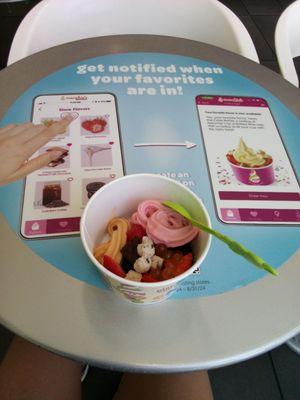 $0.70 per oz! Design your own froyo!