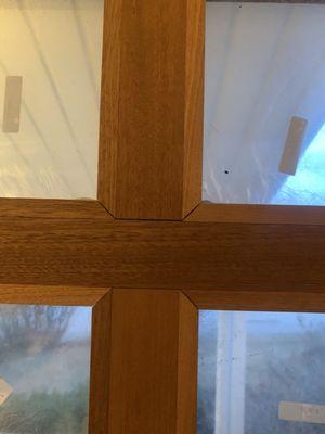 More gaps in a brand new $4000 Simpson wood door.