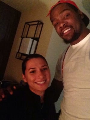 Kevin Durant at Health in Hands Spa