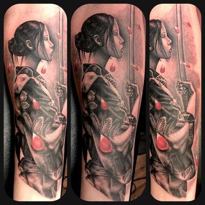 Black and grey tattoo by Hannah Skalsky.