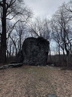 View Of Glacial Erratic