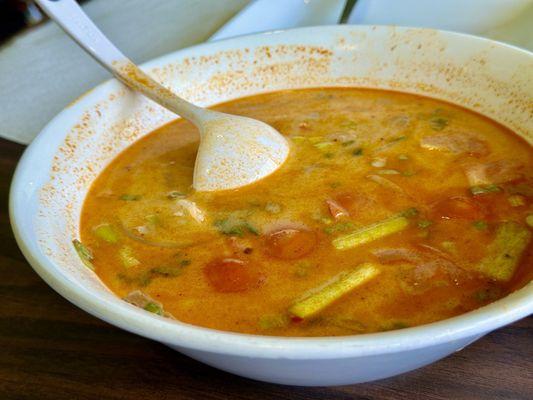 Cream of Tom Yum Soup