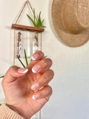 French Gel Manicure + design