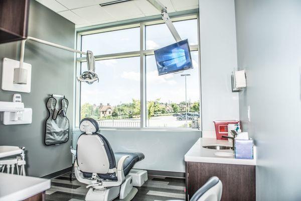 Each of our operatories has a huge window to let light in and make our patients feel at ease.