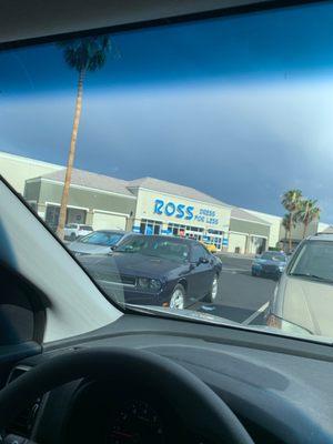 Ross outside