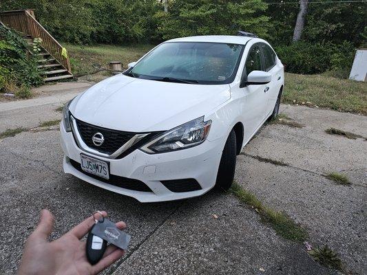 2017 Nissan Sentra all keys lost