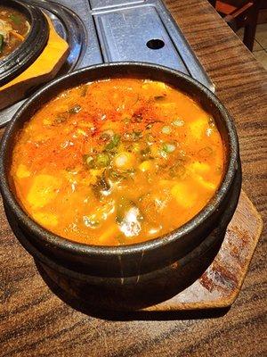 Sundubu Jjigae - kimchi