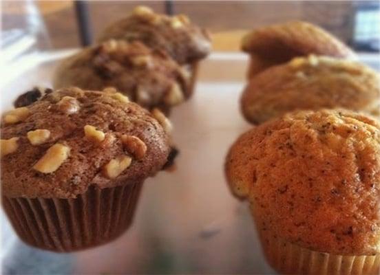 Moist and delicious muffins.