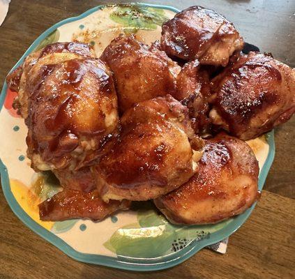 Smoked BBQ chicken