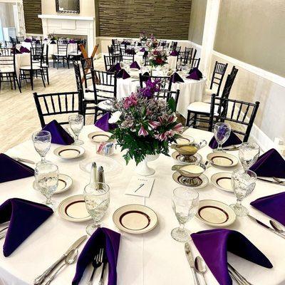 An Event Lepley & Co. provided simple florals for the Mount Union Regula Center!