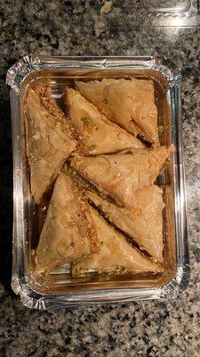 1/2 pound of Baklava