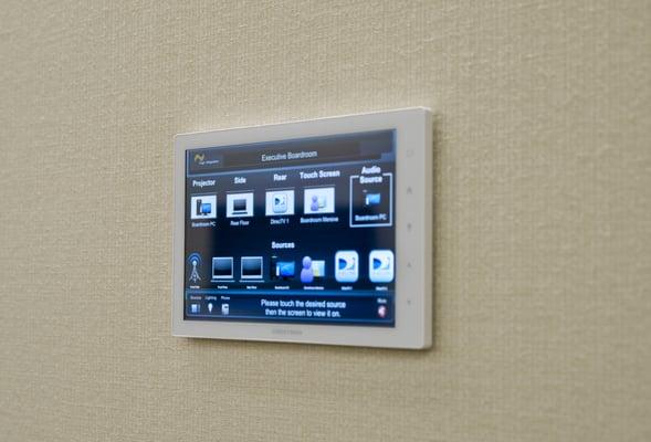 Touch Panel Interface for large Conference Room