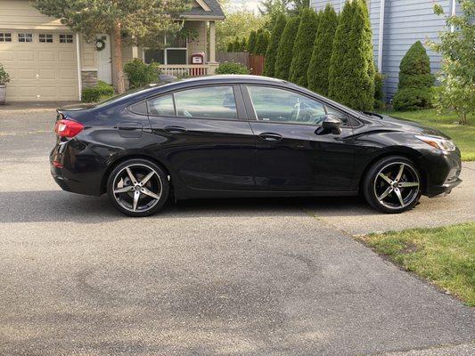 New rims and tires