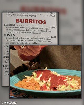 El patio burrito