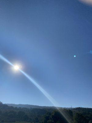 Gorgeous Skies on scenic Hwy 280 Northbound to SF by Hillsborough CA Sun 1/23/22