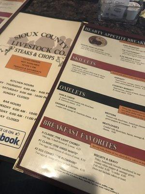 Menus