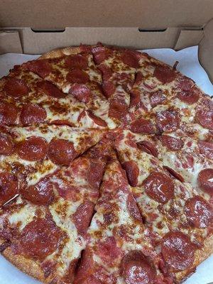 Pepperoni pizza