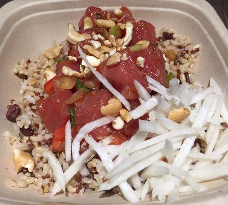 Ahi Tuna Grains Poke Bowl