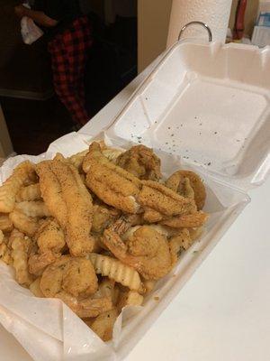 Catfish 8. Fish and Shrimp Platter