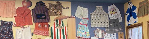 More aprons on the wall