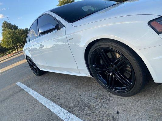 Black gloss Audi S4