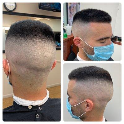 High skin fade at Tran Barber shop!