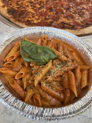 Pasta penne alla vodka