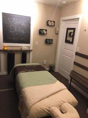 Massage Therapy space in Pacific West Chiropractic