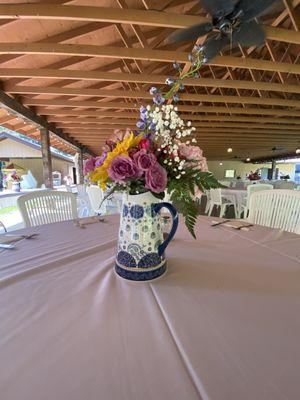 Vase with flowers