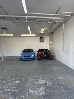 Each car gets 200 sq. ft., providing plenty of room to open doors and move around without worrying about dings or dents!