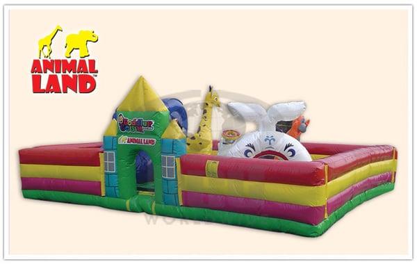 For toddlers only! This huge play area is safe and fun for all ages 6 and under.