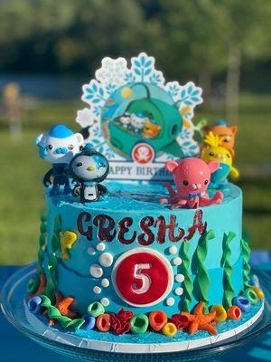 Love this octonauts theme cake my daughter just love it