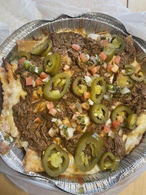 Regular Nachos - add Birria!