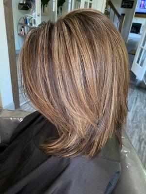 Caramel highlights