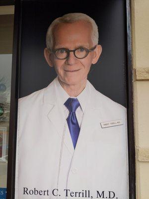 Dr Terrill is 75! Check out that baby skin! no photo shop. He really has smooooth skin