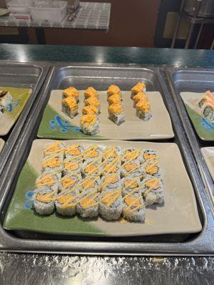 Pimiento cheese sushi? Yes, we are where pimiento cheese is popular but - I'll pass!