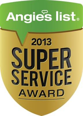 Our 3rd consecutive Super Service Award.