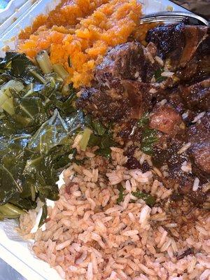 Large Oxtail Stew Dinner Combo Plate