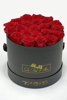 Signature Black Box with Red Roses.