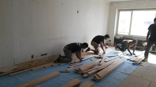 Floor installation