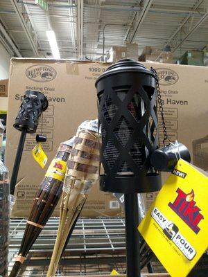 Tiki torches