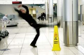 Signs DO NOT prevent slip and fall accidents or lawsuits. We make all wet and slippery floors SAFE. Call (336) 774-9065.