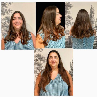 Before and After Hair Makeover. Haircut + Balayage